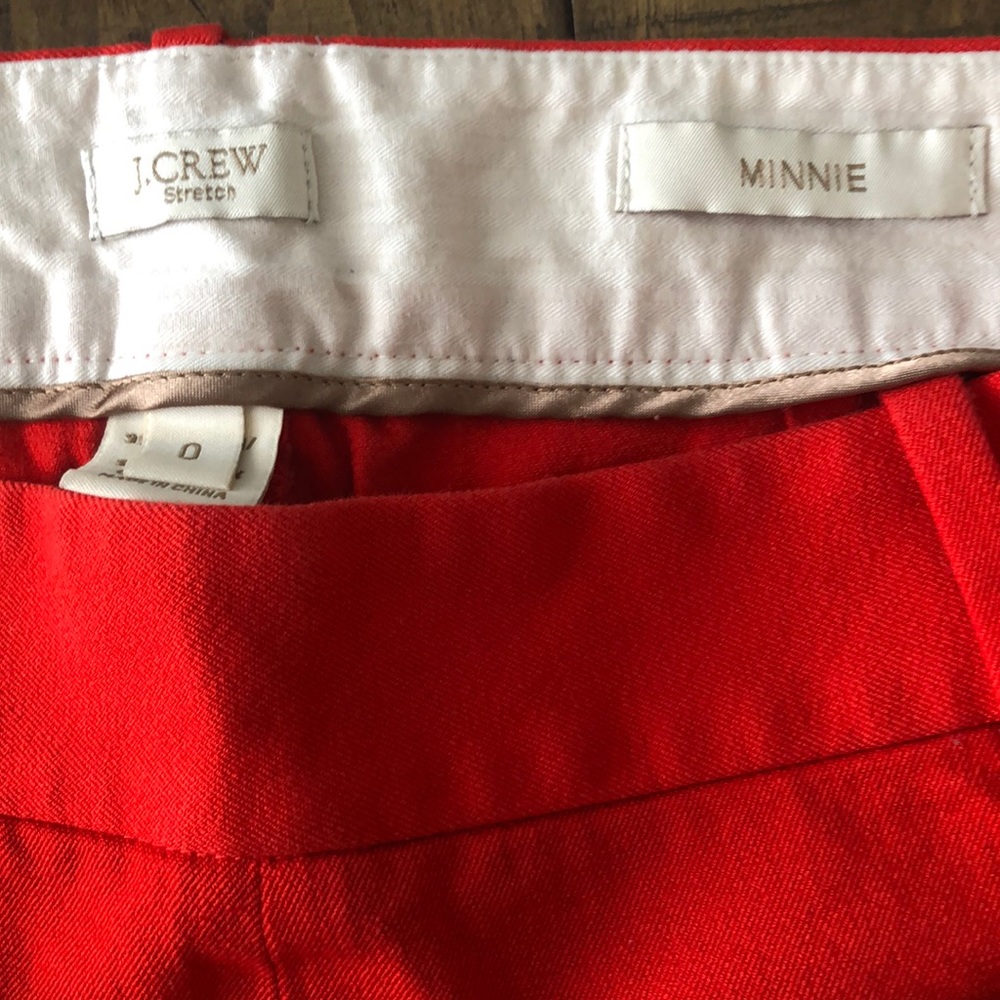 J. Crew Minnie Pants Size 0
